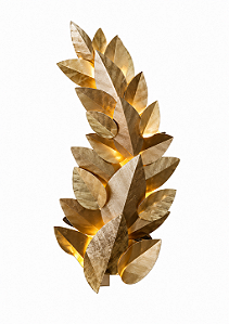 Arandela Metal Domado 6435E Wild Fall Angel E 7xG9 Halopin 60x130x15cm Alumínio Bivolt