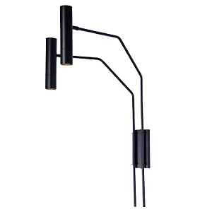 Arandela Metal Domado Moobe Tub Dupla 6180 70cm Alumínio GU10
