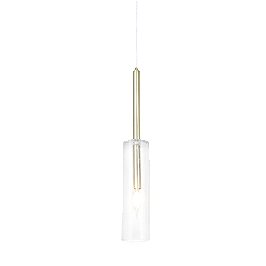 Pendente Metal Domado Arbo 6404 56cm Alumínio e Vidro E14