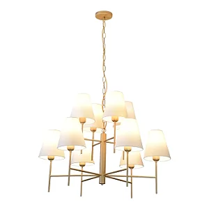 Lustre Metal Domado Thomas Haste Cup 10 6011 85cm Alumínio e Cúpula E27