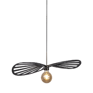 Pendente Metal Domado Fluid Line 35cm Ball 6248B Alumínio Acrílico e Vidro G9