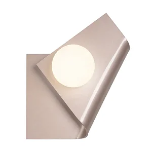 Arandela Metal Domado Papir Ball In 6296 LED G9 Vidro 30cm