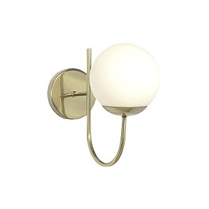 Arandela Metal Domado Sole Haste Curve Simples 6073 E27