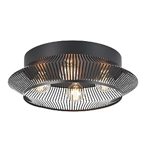 Plafon Metal Domado Manon 40cm 5746 E27 Alumínio