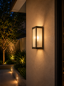 Arandela Metal Domado Colonial Quadrada P 5640P E27