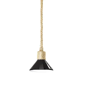 Pendente Metal Domado Sisal Leaf 5514 E27