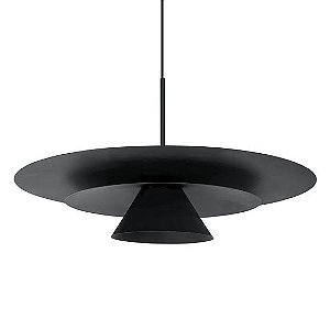 Pendente Tutu 536 Ø400x160mm 1x GU10 LED Dicróica Alumínio