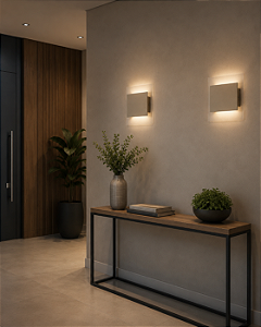 Arandela Metal Domado Fulmini Quadrada 5895 LED
