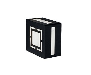 Arandela Metal Domado Poky Quadrada 7025 G9