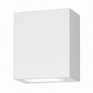 5361G/L - Arandela Kasse Quadrada Sem Kit G9 ou LED 6W em Alumínio e Vidro