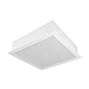 Embutido Quadrado 40cm para 4 Lâmpadas E27 em Alumínio 21404