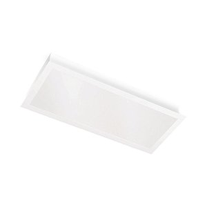 Embutido Retangular Recuado Simples P Metal Domado Código 21701 64cm para Lâmpada Tubular LED G10