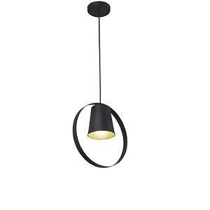 Pendente Thomas Baldy Redondo Metal Domado Código 5911 30cm para Lâmpada Bulbo E27 em Alumínio
