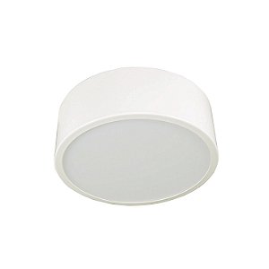 Plafon Redondo Liso 30cm Metal Domado Código 5321 para 2 Lâmpadas Bulbo E27 em Alumínio e Vidro