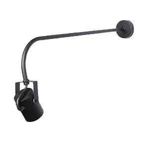 Balizador de Parede Mini Redondo GU10 ou LED 3W 3000K em Alumínio e Acrílico 50204G/L