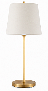 Abajur Foco Metallo Paloma AB-234 em Metal 1xE27 para Mesa Lateral, Sala de Estar e Cabeceira