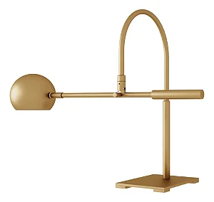 Abajur Articulado Foco Metallo Solar Cúpula Moon AB-227 em Metal 1xGU10 para Mesa, Escritório e Leitura