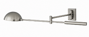 Arandela Articulada Foco Metallo Astro Cúpula Bowl AR-150 em Metal 1xG9 para Cabeceira, Sala e Leitura
