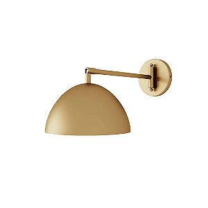 Arandela Articulada Foco Metallo Domênica AR-161 em Metal 1xE27 para Cabeceira, Leitura e Home Office