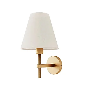Arandela Foco Metallo Leone AR-154 em Metal 1xE27 para Sala, Quarto, Hall e Corredor