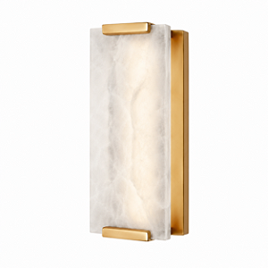 Arandela LED Foco Metallo Marmo Lapidado AR-175 5W 2700K para Sala, Hall, Corredor e Lavabo
