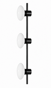Arandela Nerano Tripla AR-167 Foco Metallo 66,6cm com 3 Lâmpadas G9 | Luminária de Parede Moderna