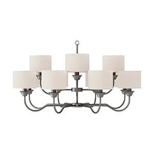 Lustre Alba 12 Braços LU-432-12 Foco Metallo 12 Lâmpadas E27 | Lustre Decorativo Moderno