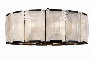 Lustre Marmo P 7 Lâmpadas E27 para Sala de Jantar, Living e Hall Moderno Foco Metallo LU-447