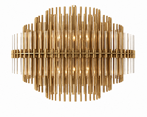 Lustre Ravello 12 Lâmpadas G9 para Sala de Jantar, Living e Hall de Entrada Foco Metallo LU-444