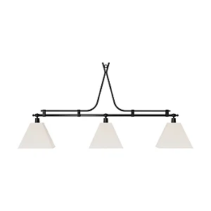 Pendente Arezzo 1,50m com 3 Cúpulas 3x E27 para Mesa de Jantar e Ilha Gourmet Foco Metallo PE-515-2