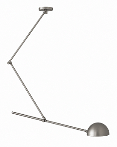 Pendente Solar Cúpula Bowl Articulado 1 Lâmpada G9 para Mesa de Jantar Foco Metallo PE-526