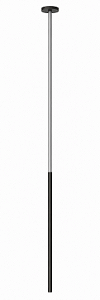 Pendente Vittorio G Haste 120cm 1 Lâmpada G9 para Bancada e Mesa de Jantar Foco Metallo PE-522-120