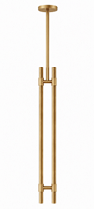 Pendente Vittorio Duplo G Haste 90cm 4 Lâmpadas G9 para Mesa de Jantar Foco Metallo PE-524-90