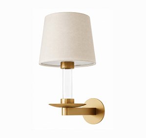 Arandela Cannes LED Integrado 1,5W 2700K para Quarto, Sala e Corredor Foco Metallo AR-180