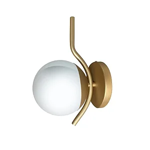 Arandela Itamonte Statera 275 27cm em Alumínio e Vidro Fosco Branco 1x G9 LED para Sala, Quarto e Corredor