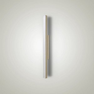 Arandela Itamonte Tech Uno P 276-402 50cm LED Integrado 12W Luz Direta Uso como Plafon em Alumínio e Acrílico Fosco 4000K 230V
