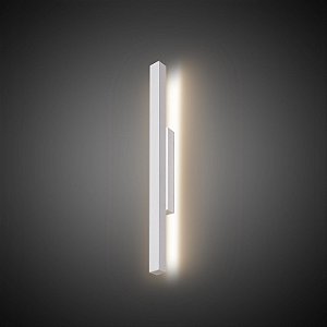 Arandela Itamonte Tech Uno P 278-302 50cm LED Integrado 12W Luz Indireta Uso como Plafon em Alumínio e Acrílico Fosco 3000K 230V