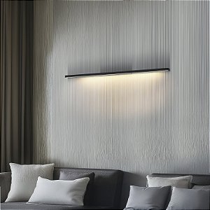 Arandela Itamonte Tech Uno G Horizontal 283-301 101cm LED Integrado 24W Luz Direta em Alumínio e Acrílico Fosco 3000K 127V