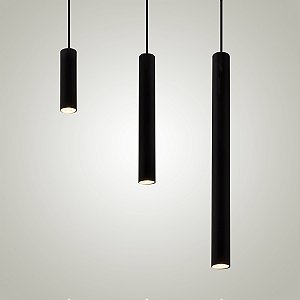 Pendente Itamonte Tubolare MR11 463/15 Ø38x145mm 1x GU10 em Alumínio para LED Mini Dicróica MR11