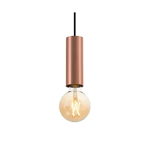 Pendente Itamonte Tubolare E27 464/15E27 Ø53x145mm 1x E27 em Alumínio para LED Bulbo A60 ou Filamento