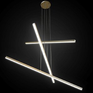 Pendente Itamonte Tech Tre P 514-301 LED 72W 3000K 127V 3 Perfis 1010x20mm