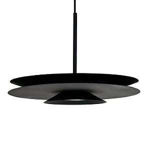 Pendente Tutu 534 Ø400x90mm 1x GU10 LED Dicróica Alumínio