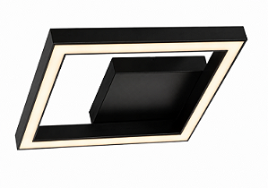 Plafon Itamonte Tech Quadra G 520 x 520 x 45 mm LED Integrado 48W 5000lm 4000K Uso Opcional como Arandela 4292-401