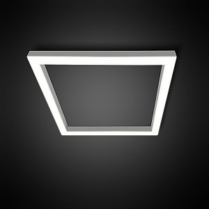 Plafon Itamonte Tech Soft P 340 x 340 x 20 mm LED Integrado 30W 3150lm Perfil Slim 4000K 4295-401