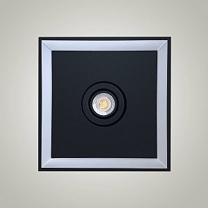 Luminária de Embutir Itamonte Tech Set 295 x 295 mm LED Integrado 24W + GU10 Perfil Slim 4000K 2046-402