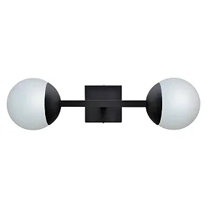 Arandela Itamonte Cambucá 150 x 500 x 150 mm 2x G9 Vidro Fosco Branco 266