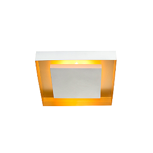 Luminária de Sobrepor Itamonte Eclipse 340 x 340 mm 3x E27 em Alumínio 3045/34