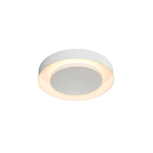 Luminária de Sobrepor Itamonte Eclipse Ø300 x 80 mm 2x E27 em Alumínio 3046/30
