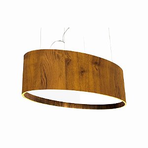 Pendente Accord Oval LED A-287LED 82x43x25cm 46W 1640lm IRC90 em Madeira