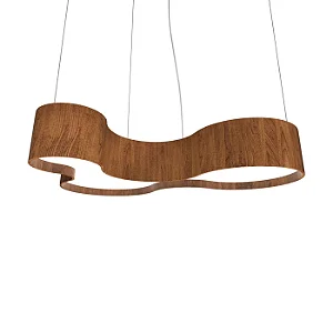 Pendente Accord KS LED A-291LED 100x68x20cm 44W 1570lm IRC90 em Madeira